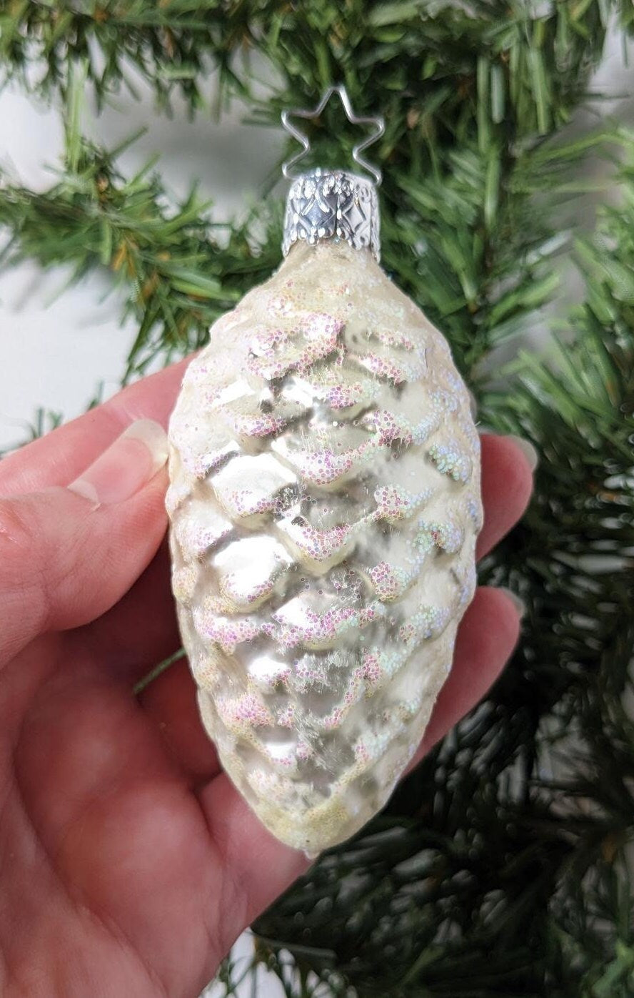 Pinecone Inge Glas Retired Old World Christmas Ornament