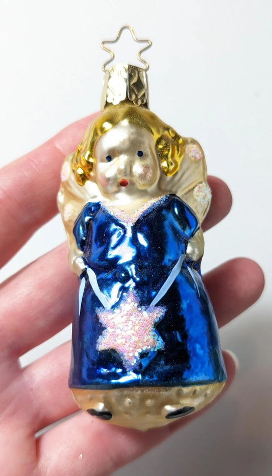 Angel Retired Old World Christmas Inge Glas Ornament