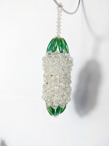 Vintage Beaded Chandelier Christmas Ornament
