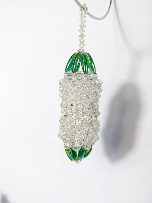 Vintage Beaded Chandelier Christmas Ornament