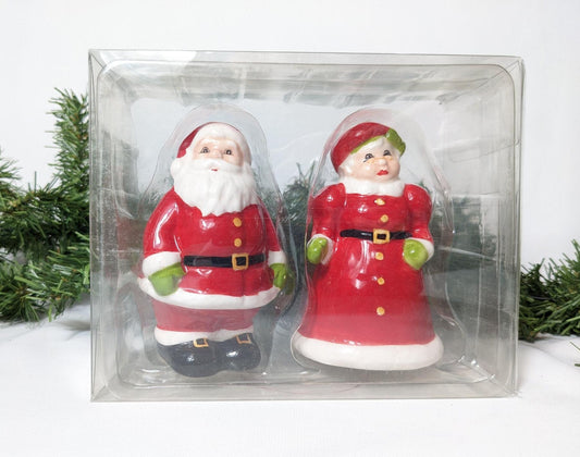 Santa and Mrs. Claus Salt and Pepper Shakers
