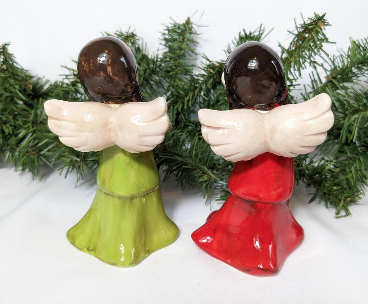 Christmas Musical Angel Figurines by Open Window Designs