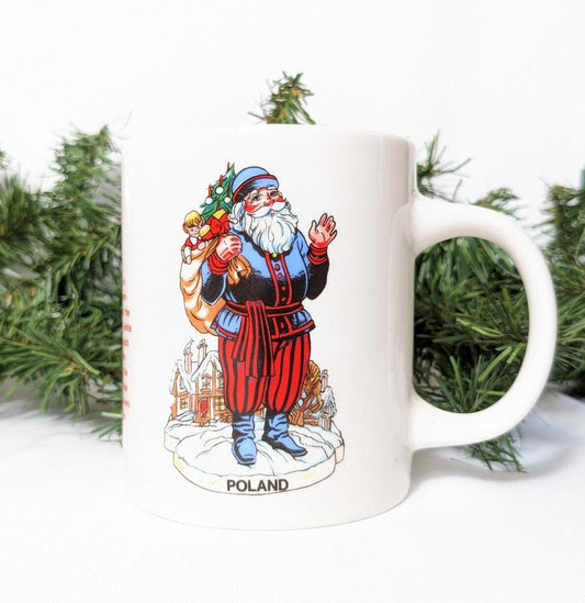 1991 Santa of the Nations Vintage Mug