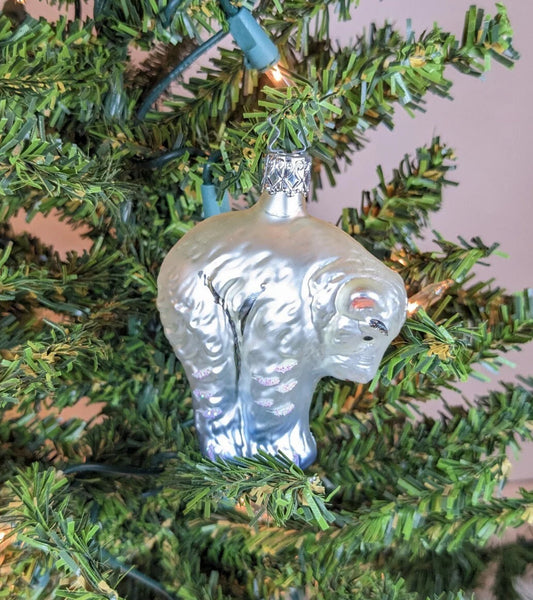 Polar Bear Inge Glas Old World Christmas Ornament