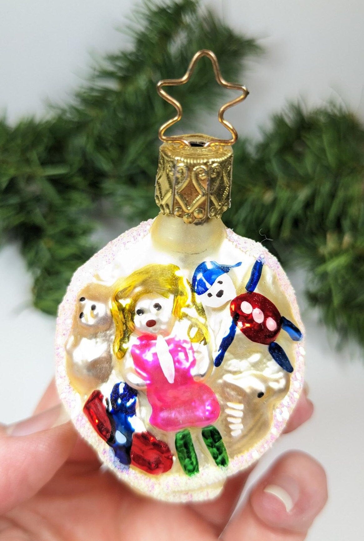 Cornucopia of Toys Retired Inge Glas Old World Christmas Ornament