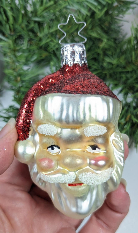 Santa Claus Retired Old World Christmas Inge Glas Ornament