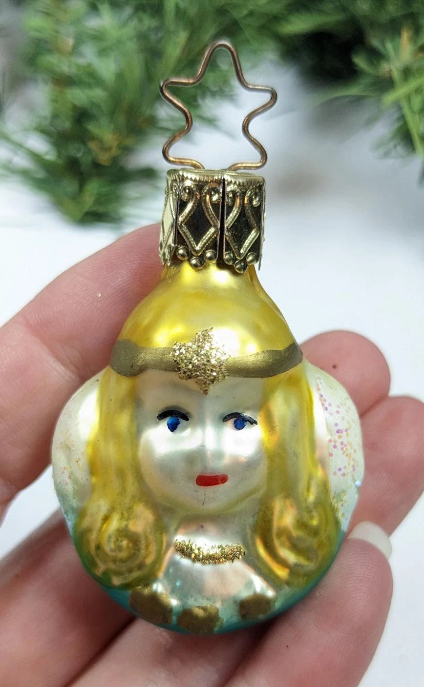 Angel Christmas Ornament, Retired Inge Glas Old World Christmas Ornament