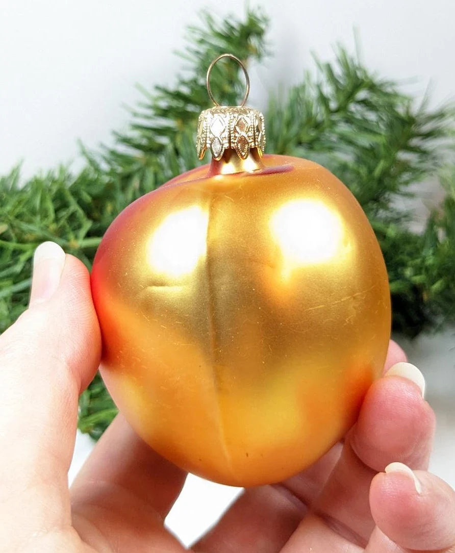 Nectarine Kurt Adler Christmas Ornament