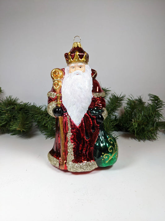 Large Santa Christmas Ornament