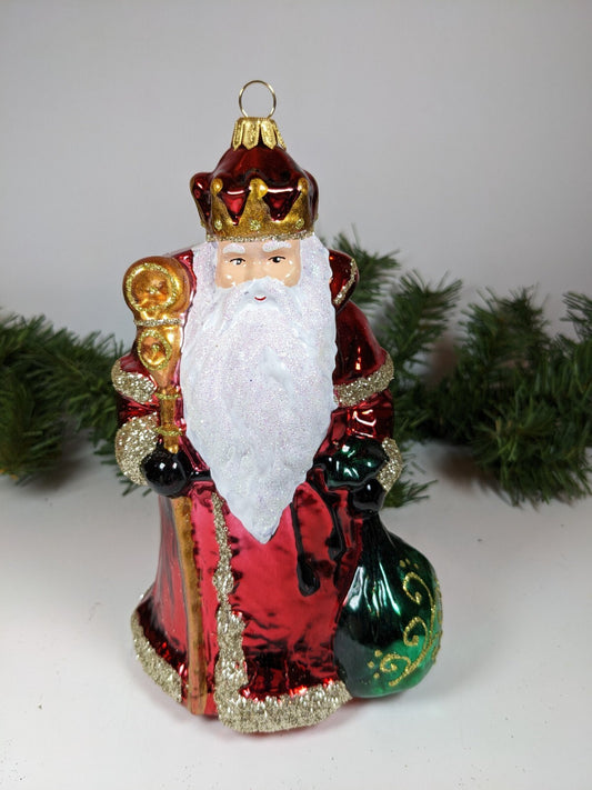 Large Santa Christmas Ornament