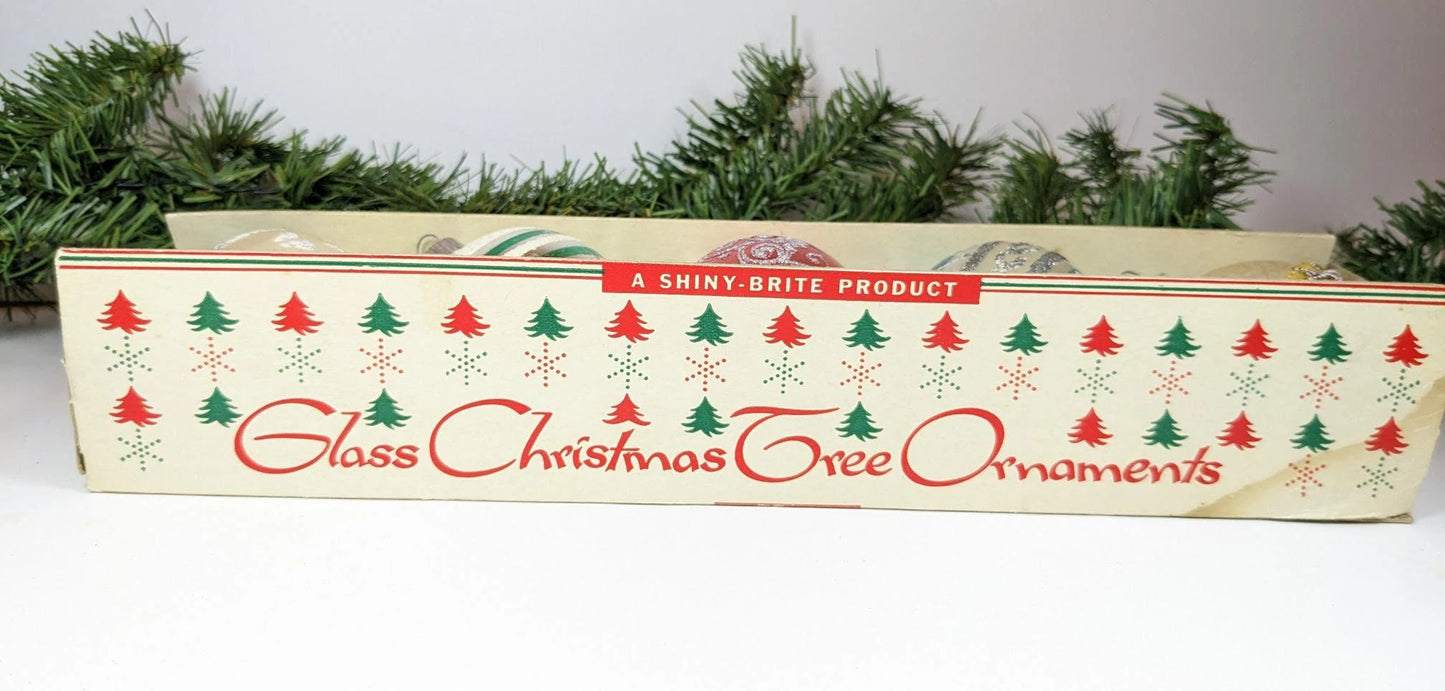 Vintage Shiny Brite Christmas Ornaments