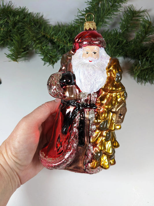Large Santa Christmas Ornament