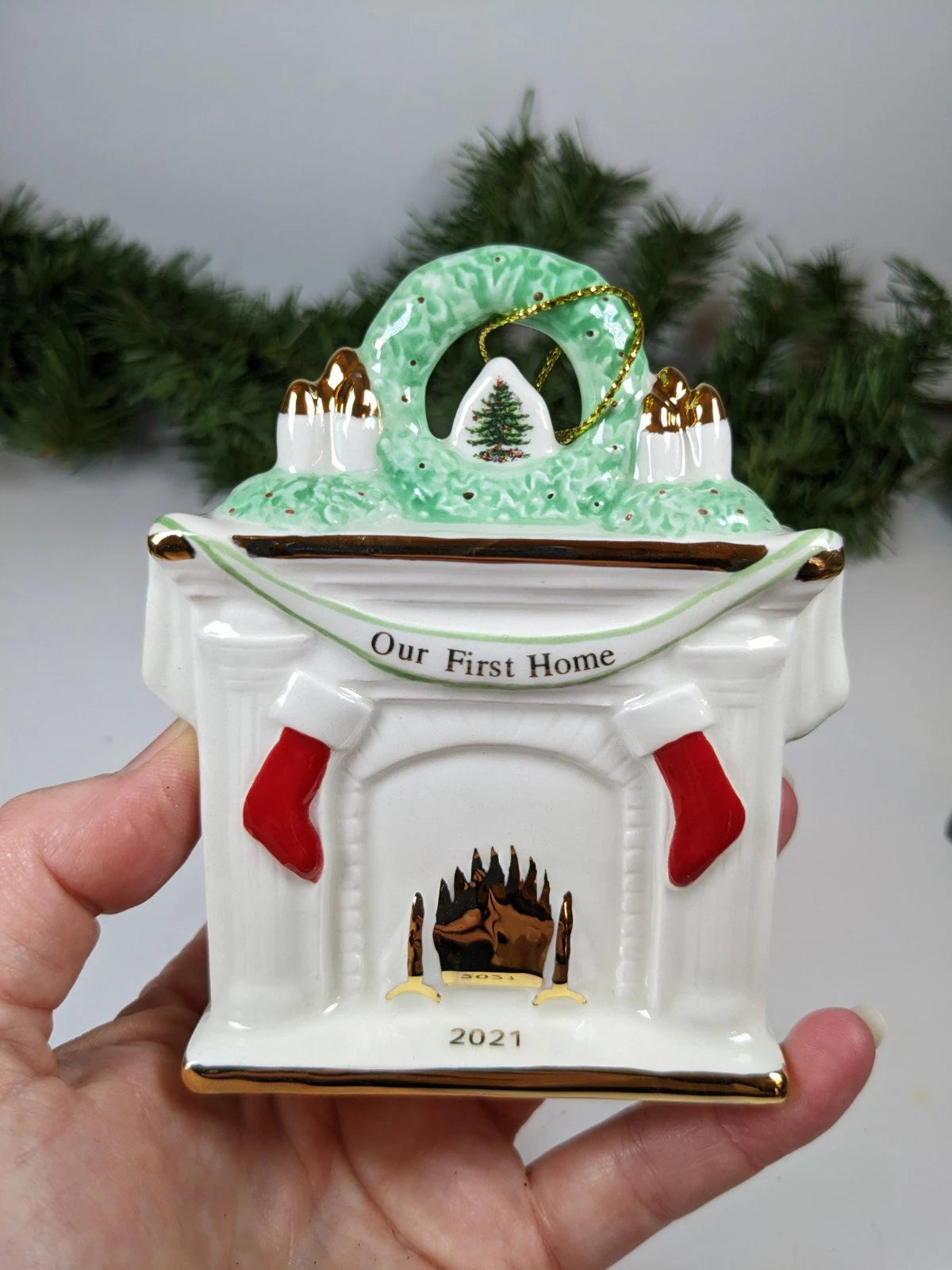 Our First Home Spode 2021 Christmas Ornament