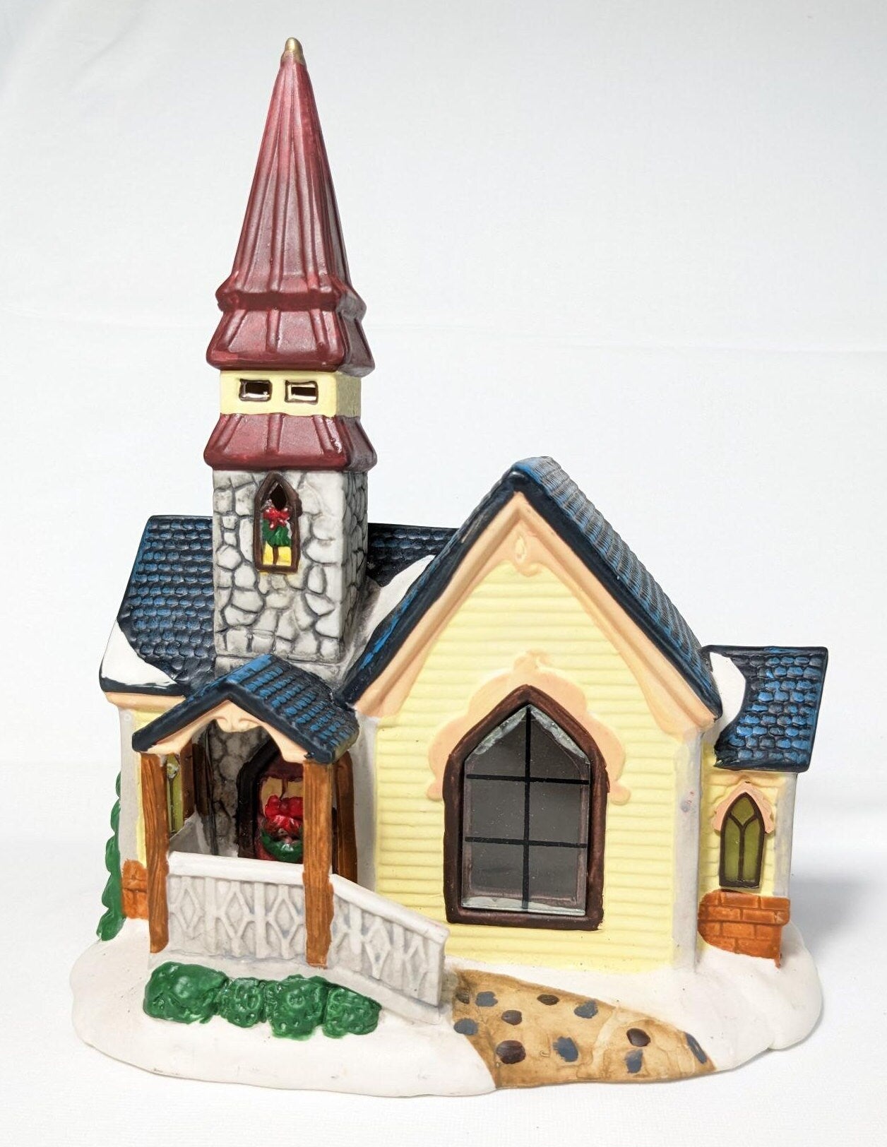 Vintage Victorian Christmas Village Church