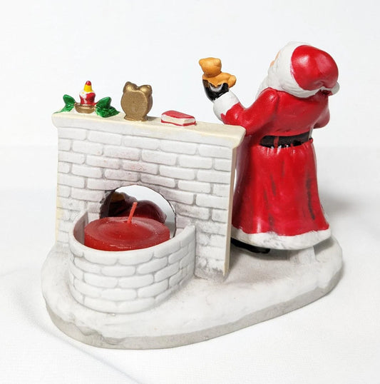 Old Saint Nick Christmas Votive Holder