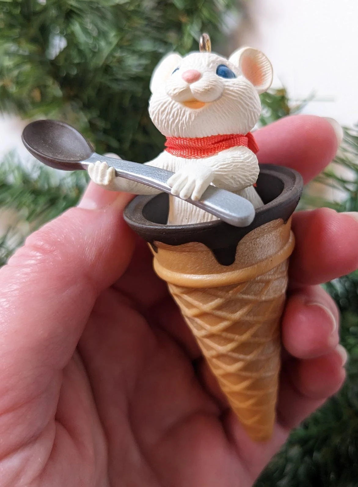 Vintage Hallmark Filled with Fudge Christmas Ornament