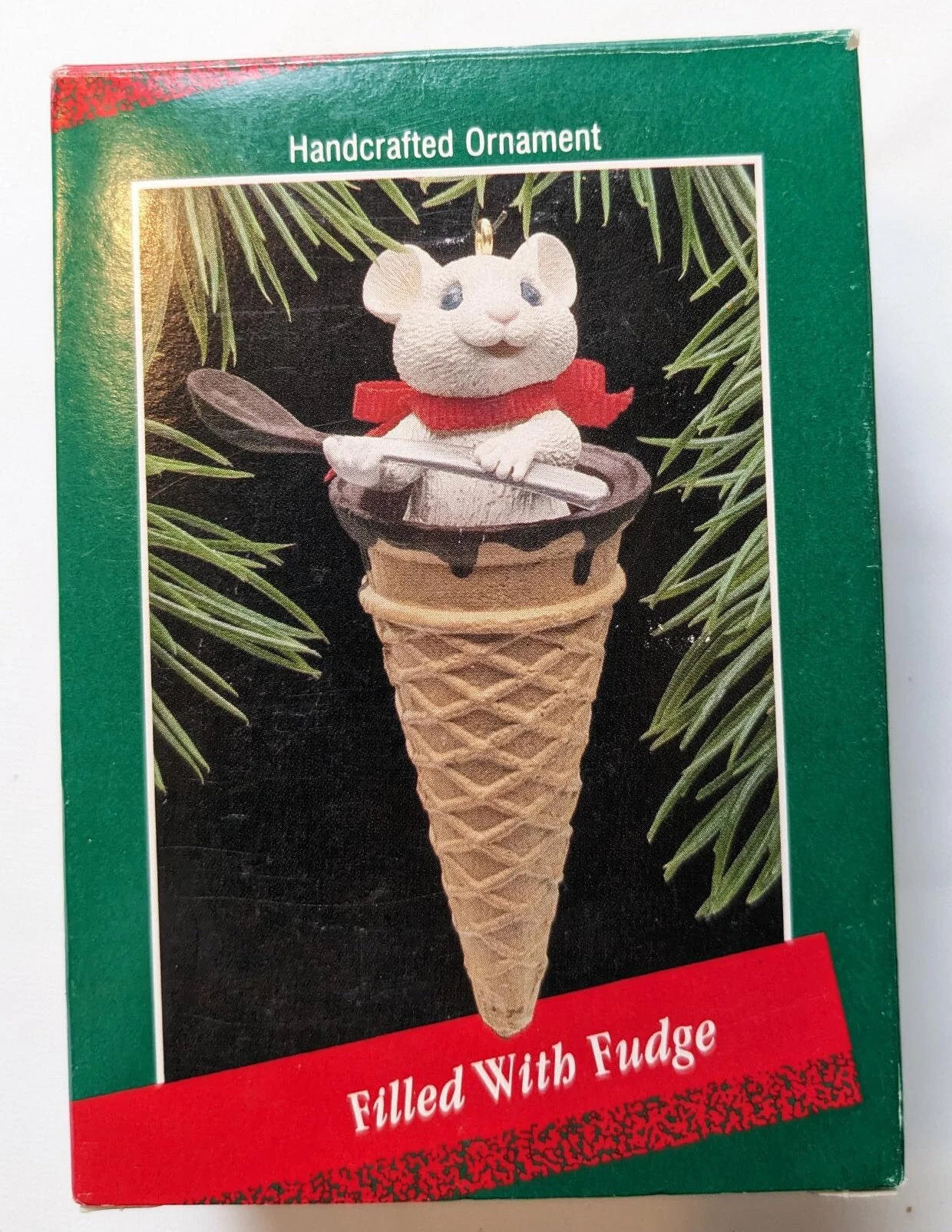 Vintage Hallmark Filled with Fudge Christmas Ornament