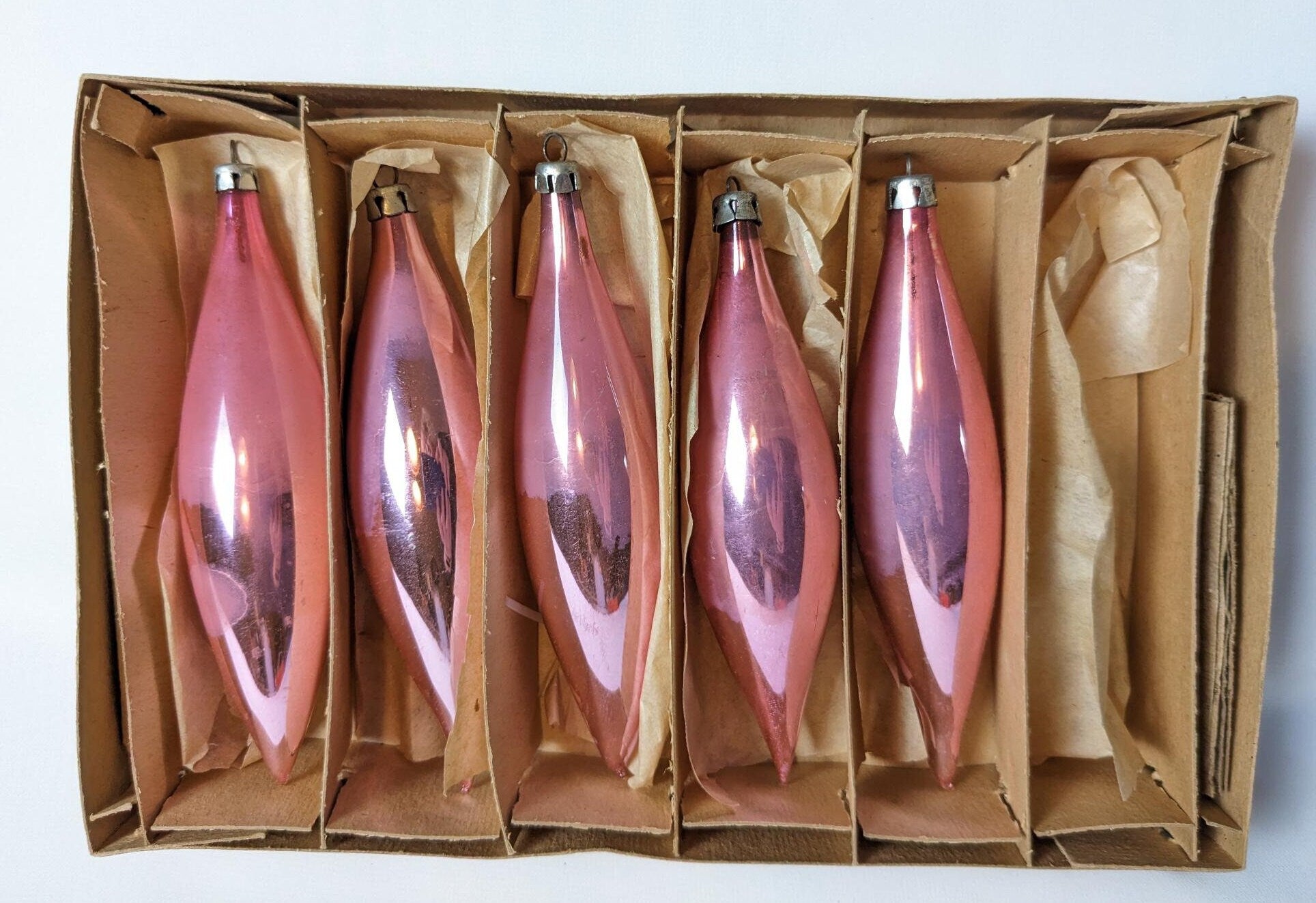 Vintage Pink Glass Teardrop Ornaments – Petal Pushers Nursery