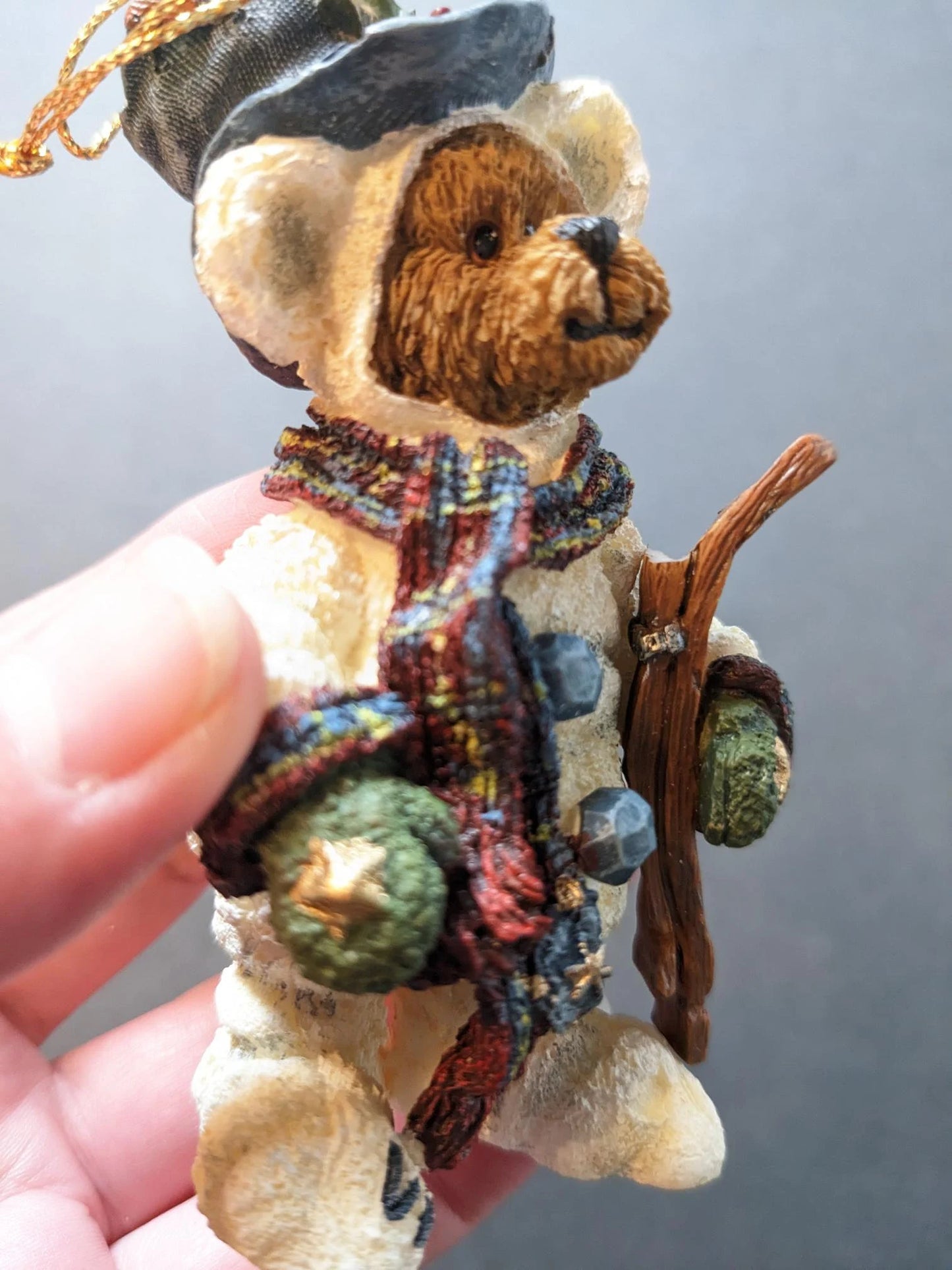 Vintage Boyds Bears Snowbearski Christmas Ornament