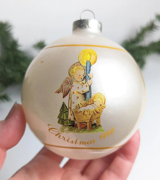 Vintage Angel's Light Christmas Ornament