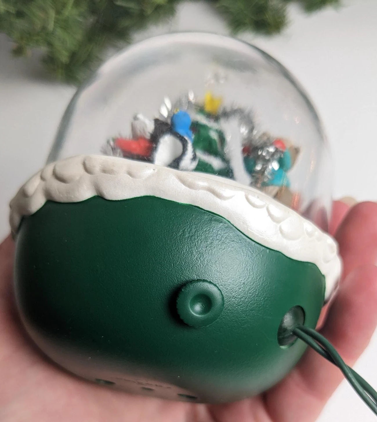 Vintage Light & Motion Forest Frolics Christmas Ornament