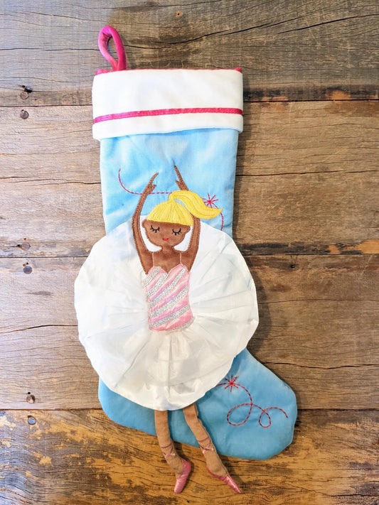 Ballerina Christmas Stocking