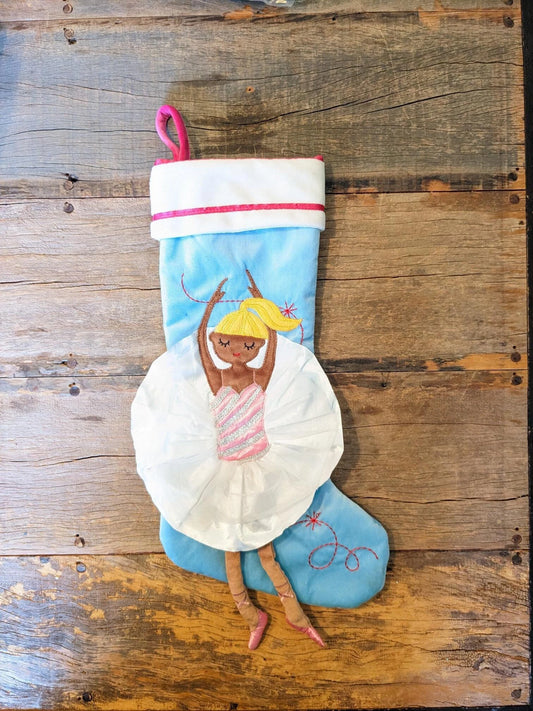 Ballerina Christmas Stocking