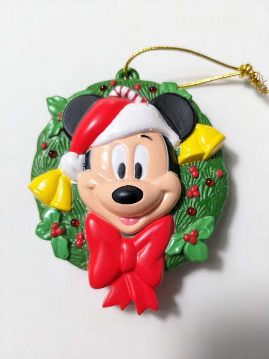 Vintage Mickey Mouse Music Christmas Ornament