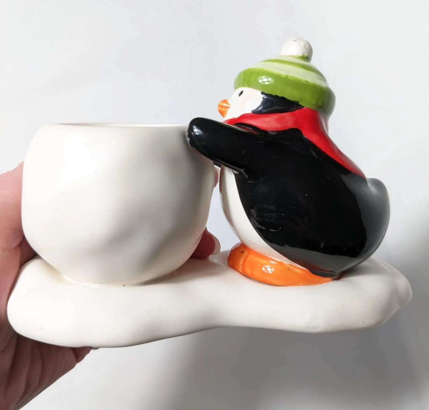 Hallmark Christmas Penguin Tea Light Holder