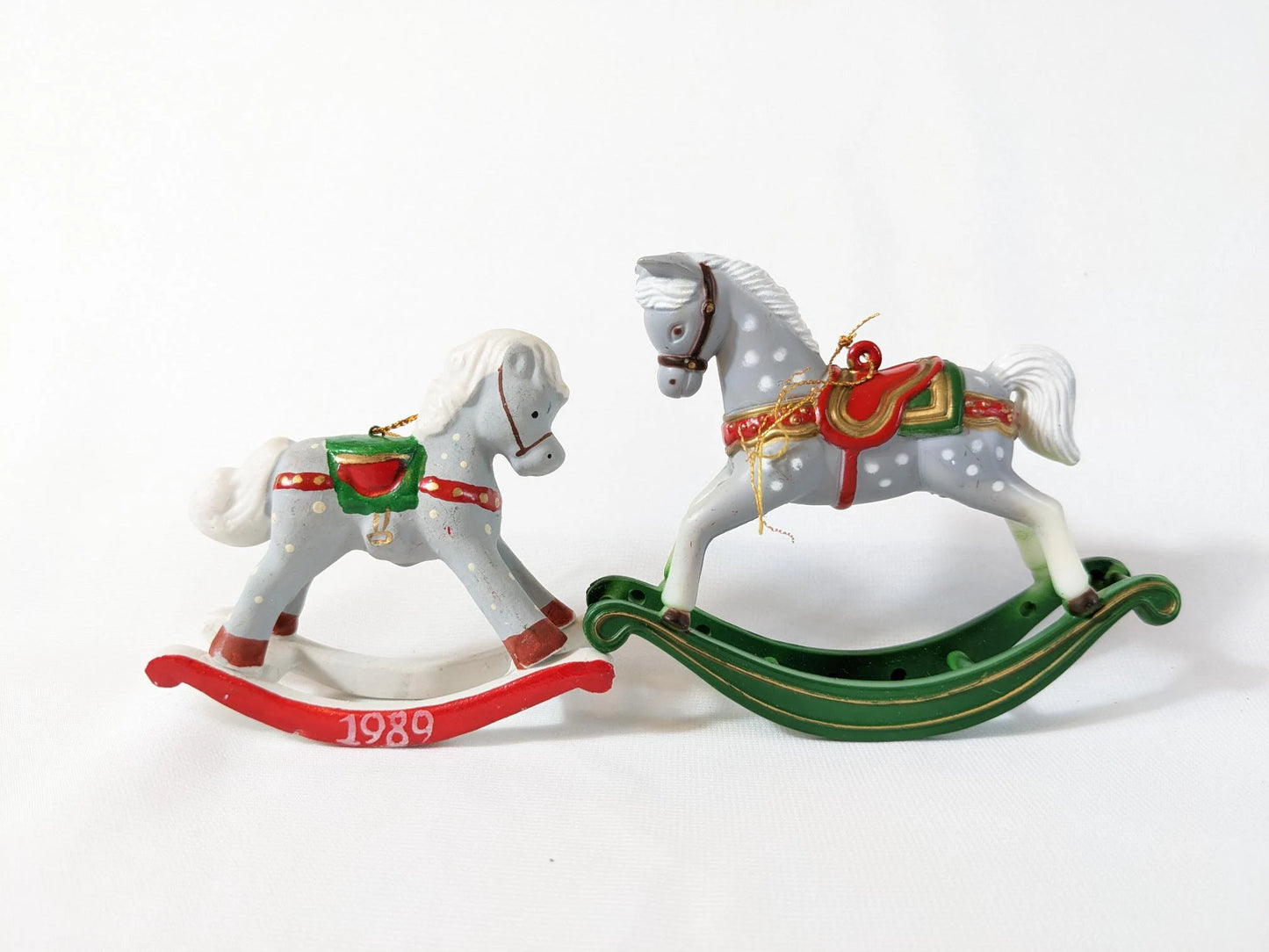 Vintage Rocking Horse Christmas Ornaments