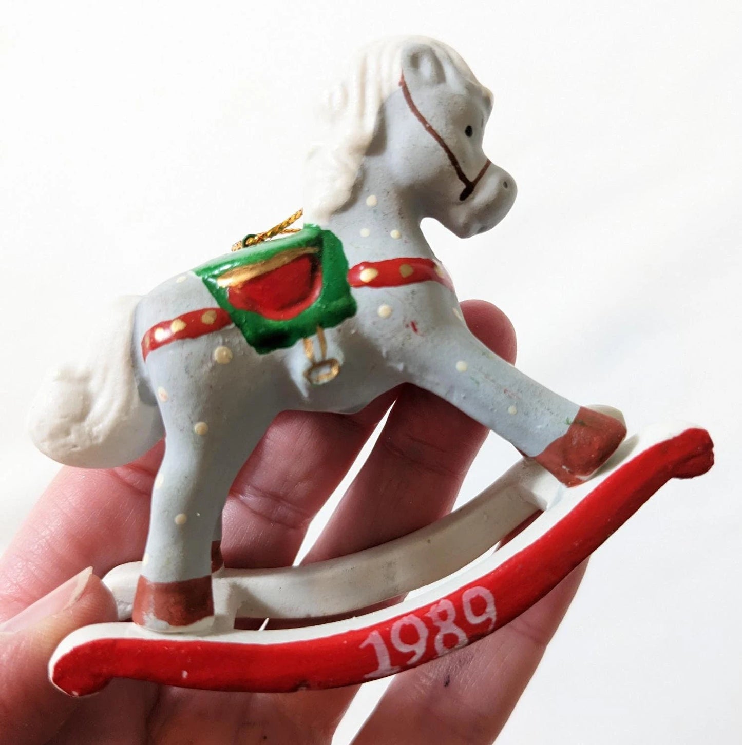 Vintage Rocking Horse Christmas Ornaments