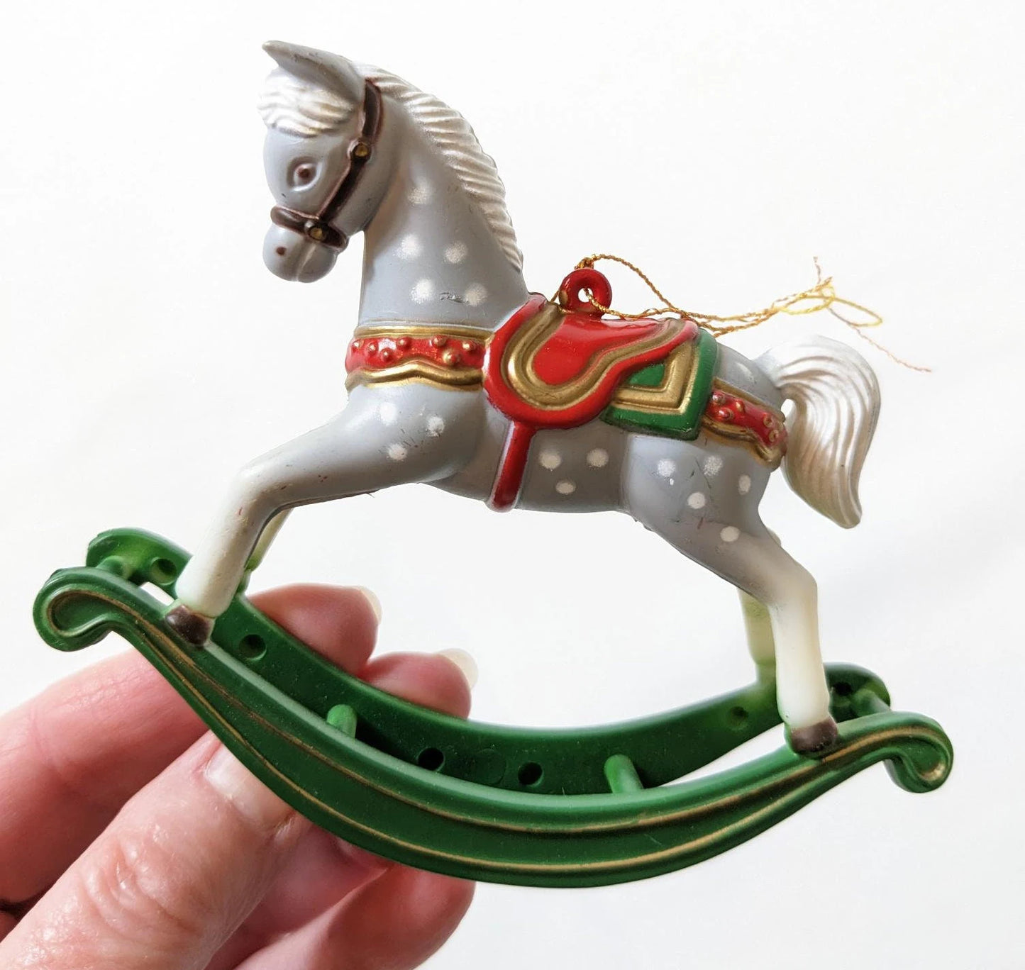 Vintage Rocking Horse Christmas Ornaments