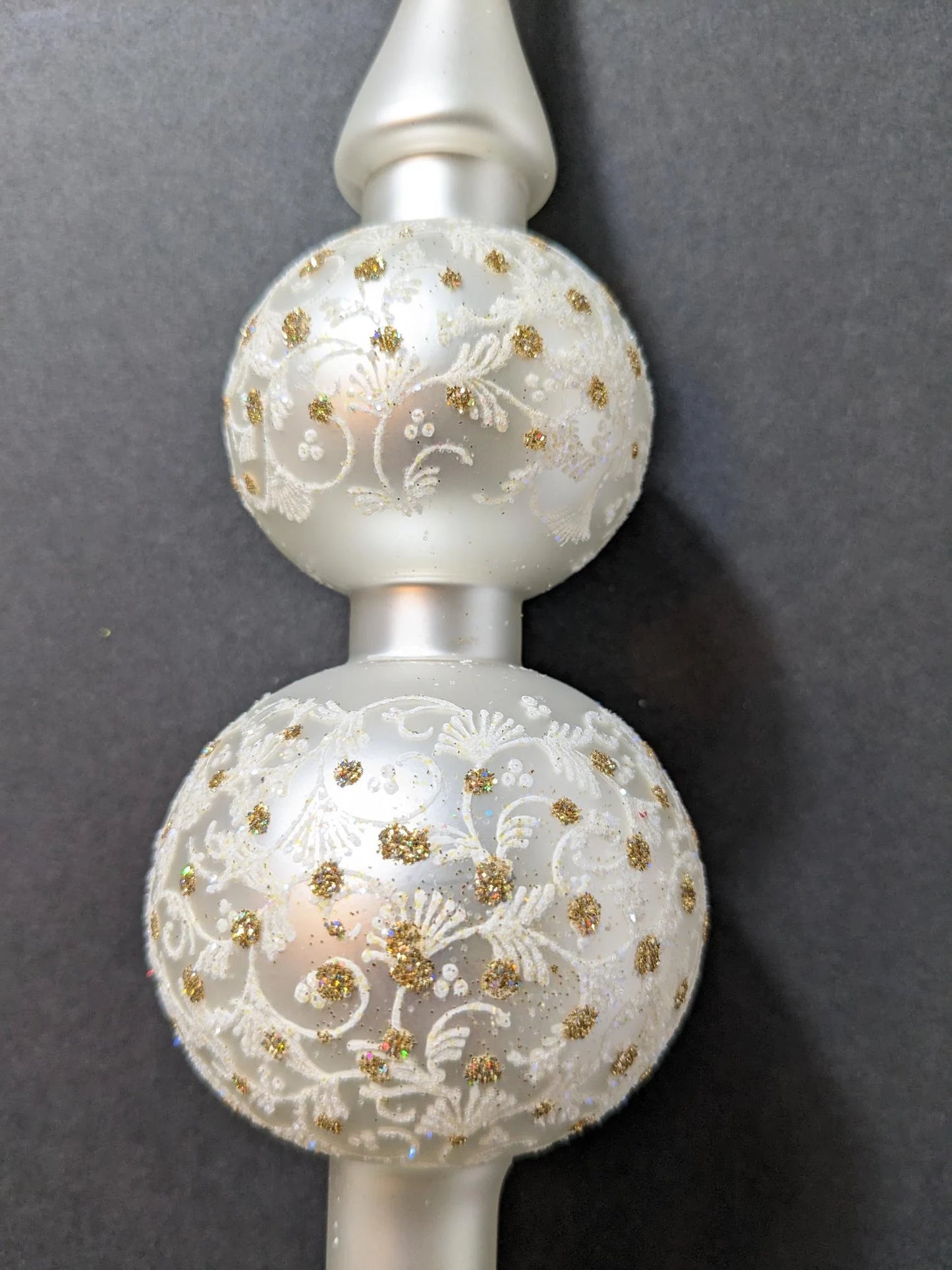 Vintage Krebs Christmas Tree Topper & Ornament Set