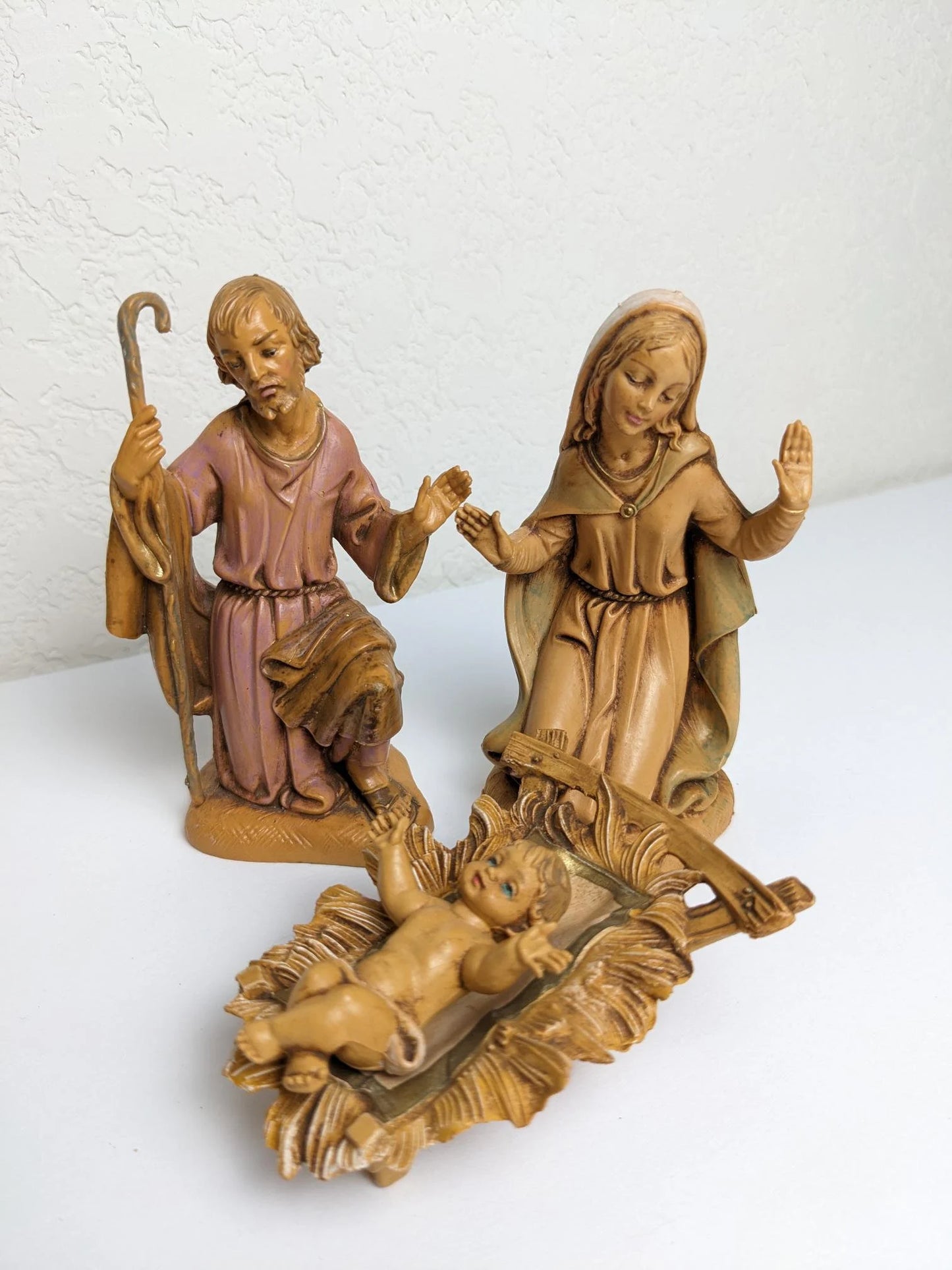 Vintage Fontanini Depose Italy Christmas Nativity Set