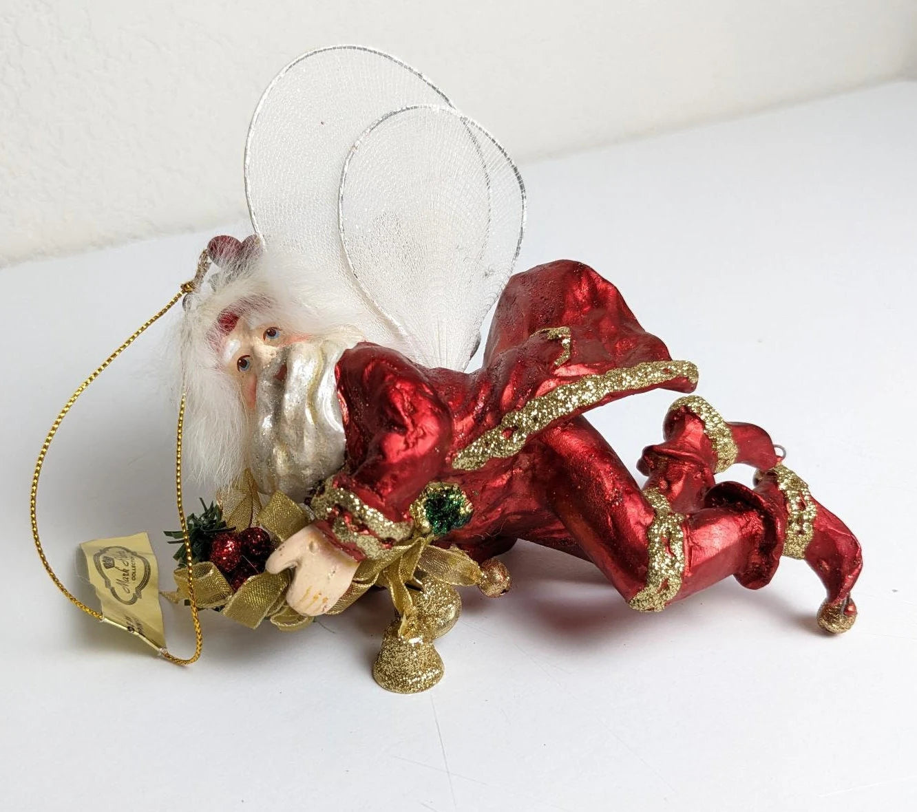 Elf Santa Lollipop Fairy Ornament