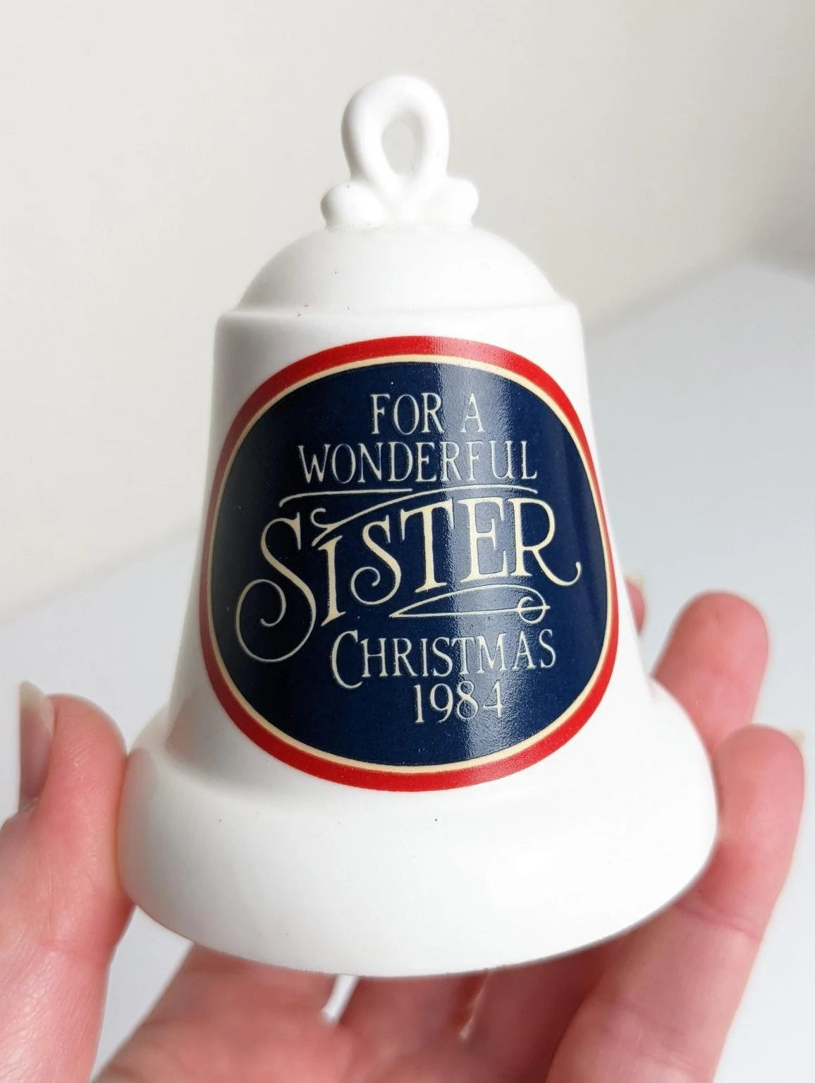 Vintage Hallmark 1984 Sister Bell Christmas Ornament