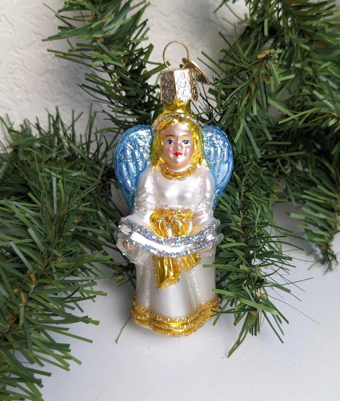 Glad Tiding Angel Old World Christmas Ornament