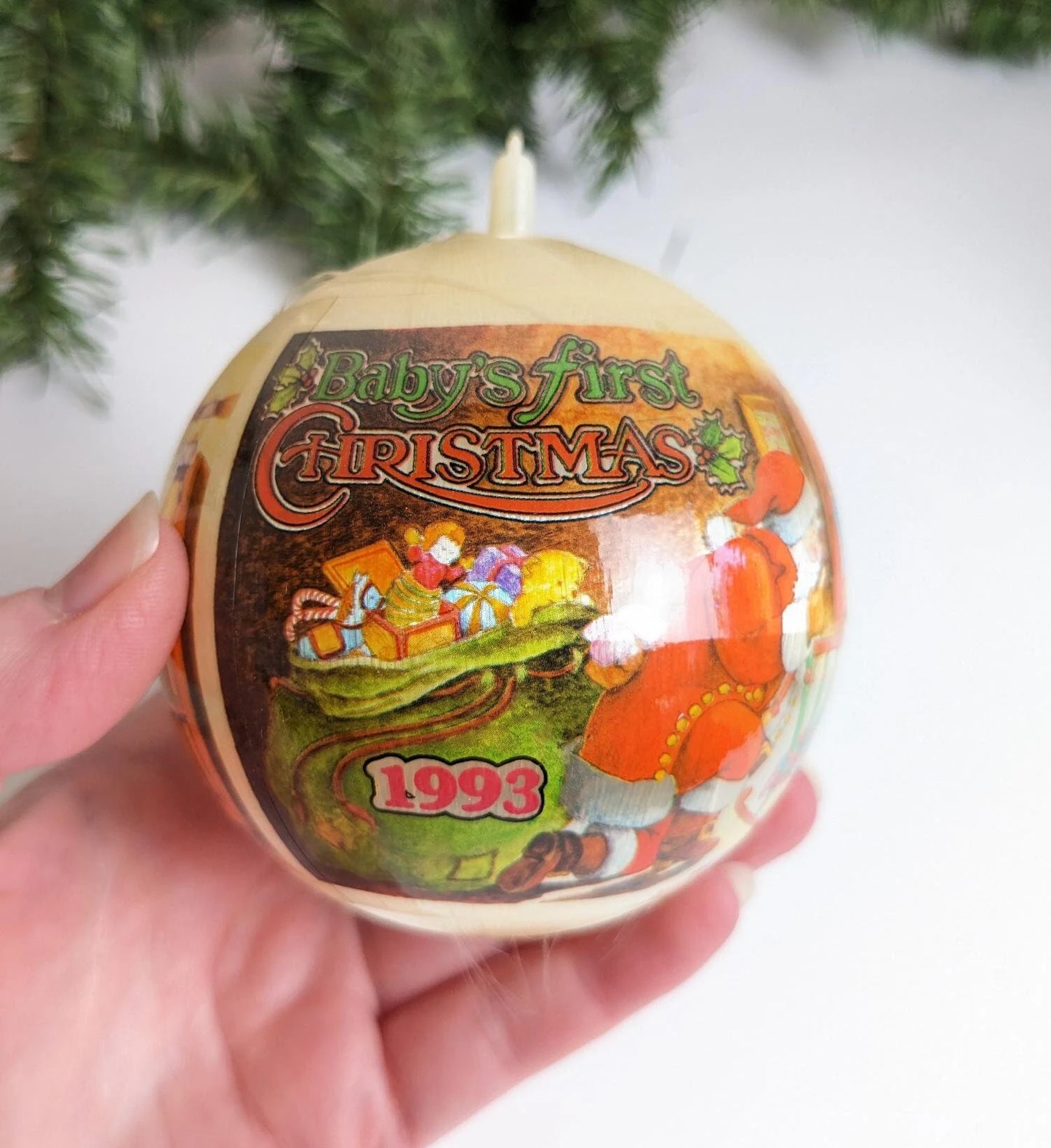 Vintage 1993 Baby's First Christmas Ornament