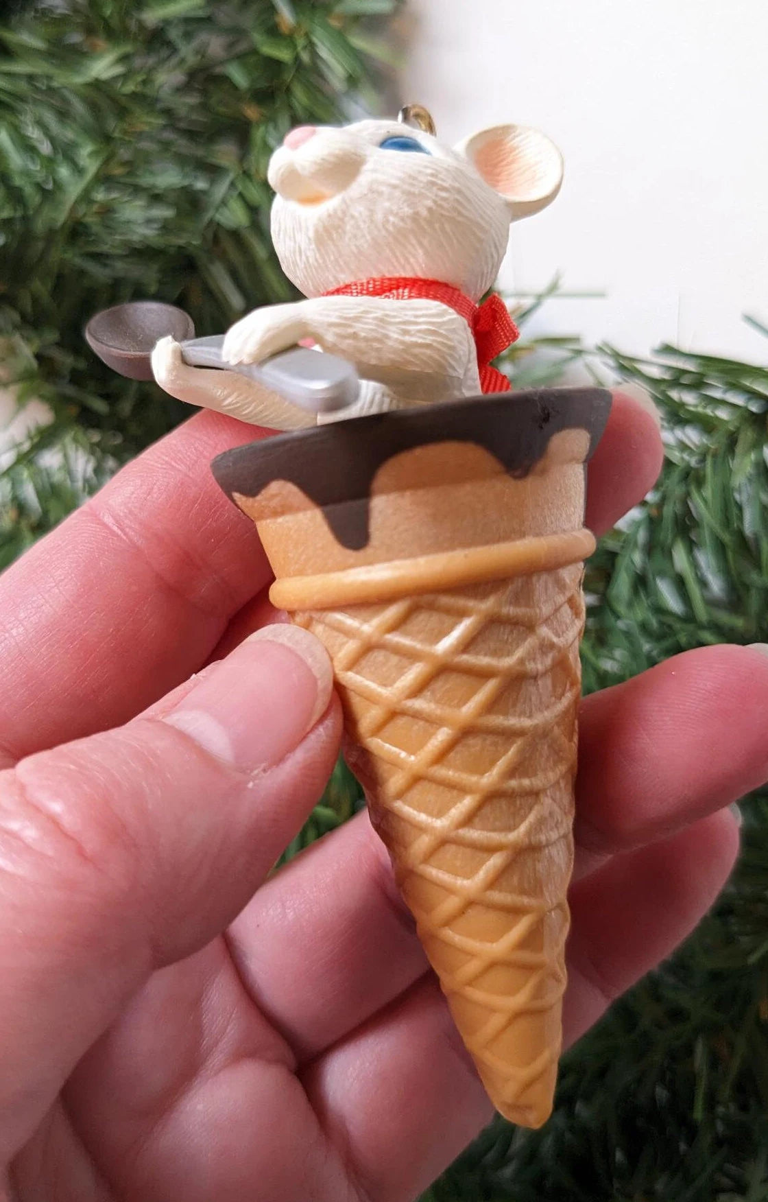 Vintage Hallmark Filled with Fudge Christmas Ornament