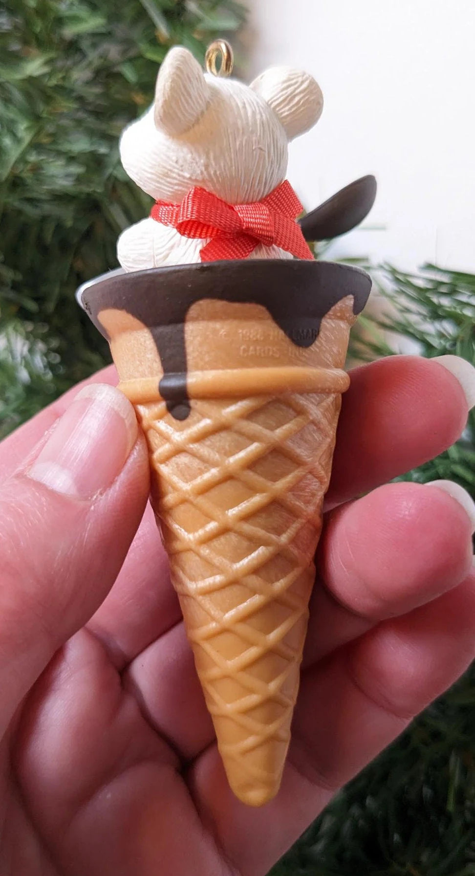 Vintage Hallmark Filled with Fudge Christmas Ornament