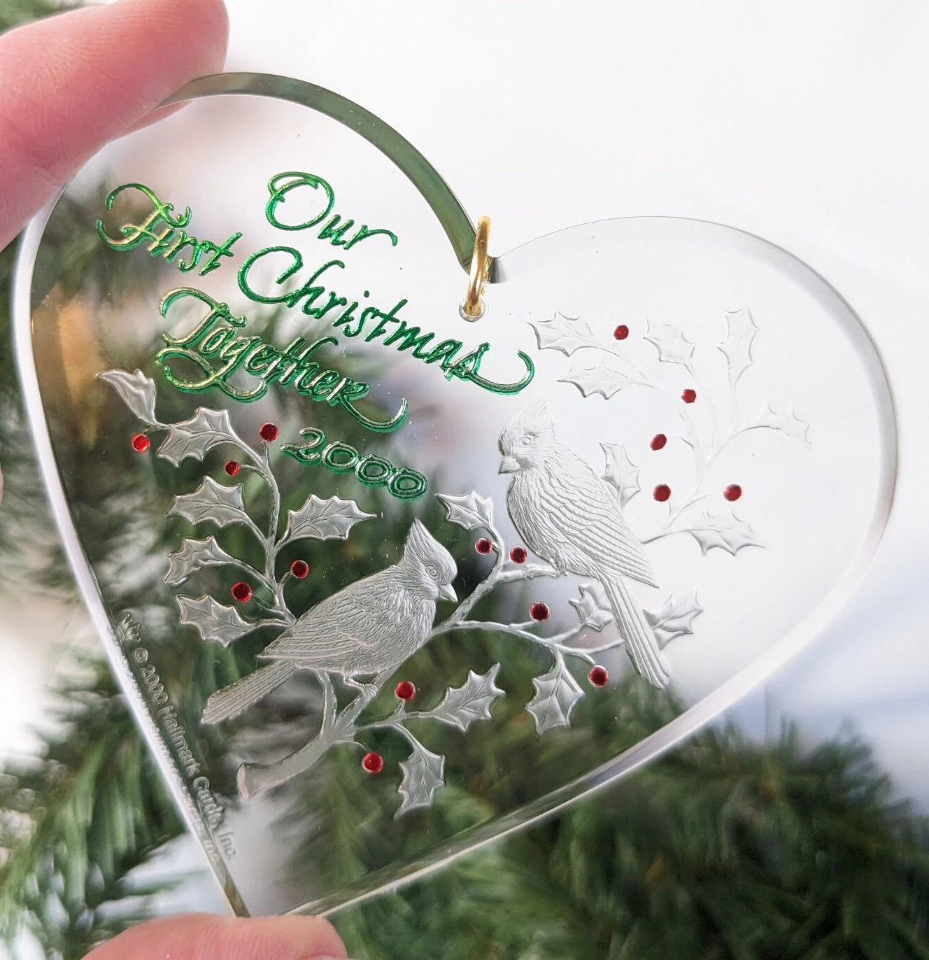 Our First Christmas Together - Hallmark Keepsake Ornament 2000