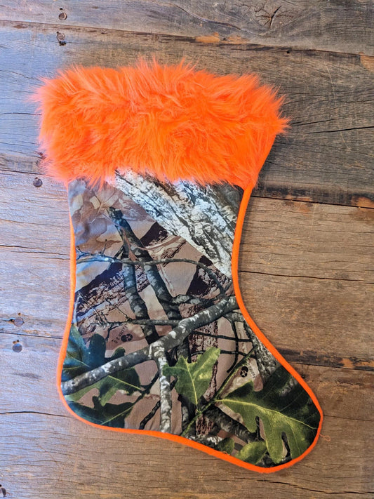 Hunting Camouflage Christmas Stocking