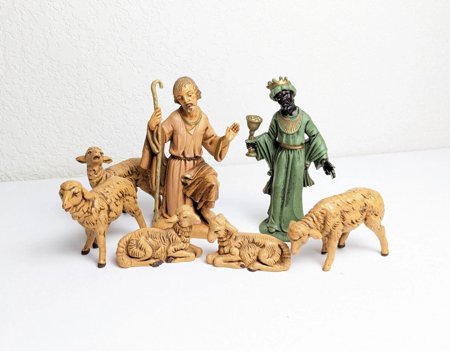 Vintage Fontanini Depose Italy Christmas Nativity Set