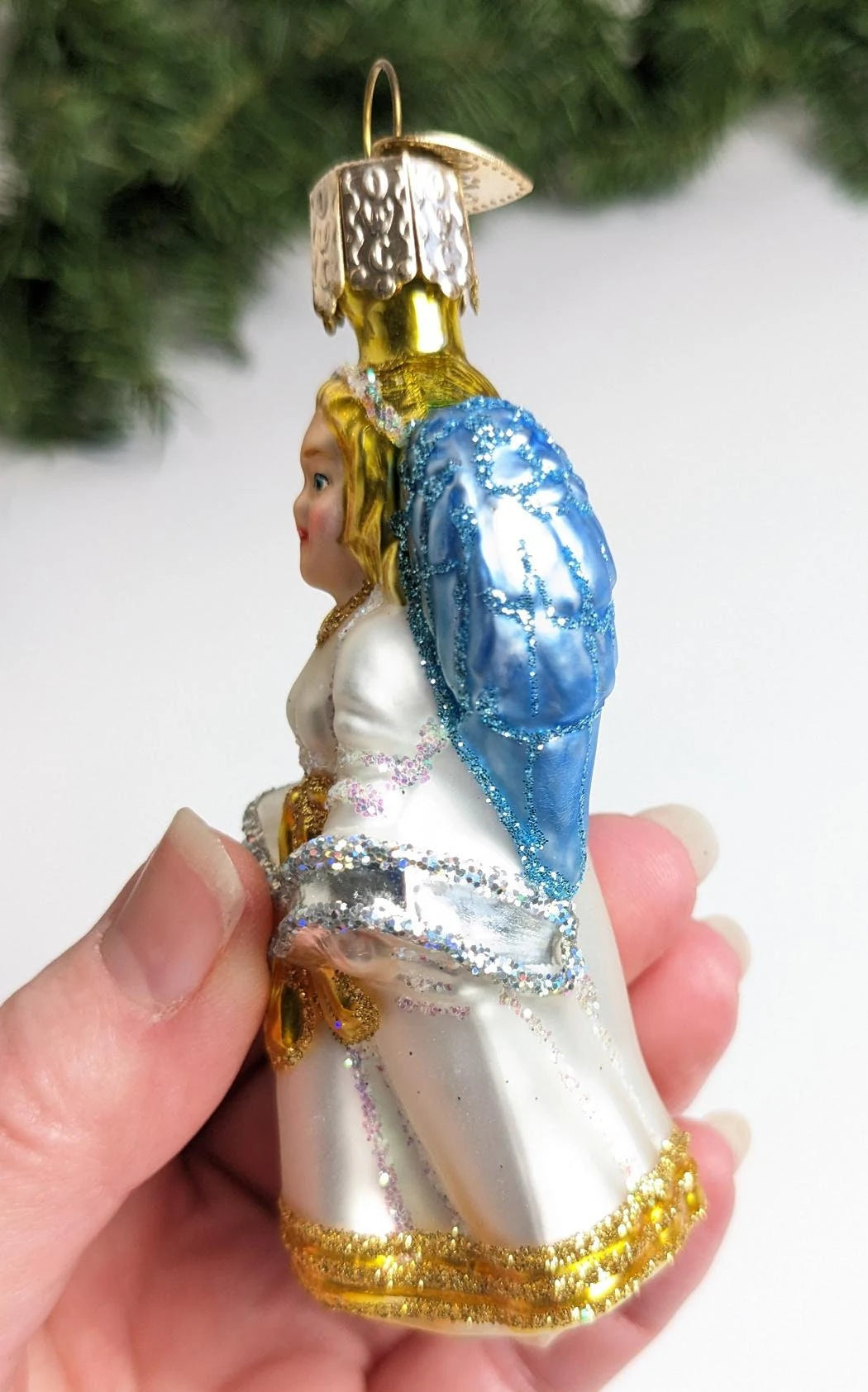 Glad Tiding Angel Old World Christmas Ornament