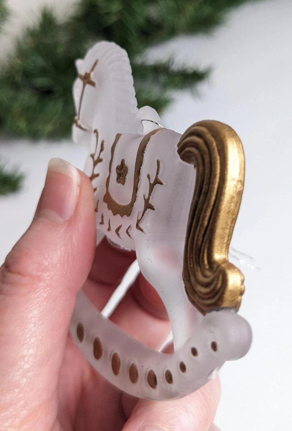 Rocking Horse Christmas Ornament