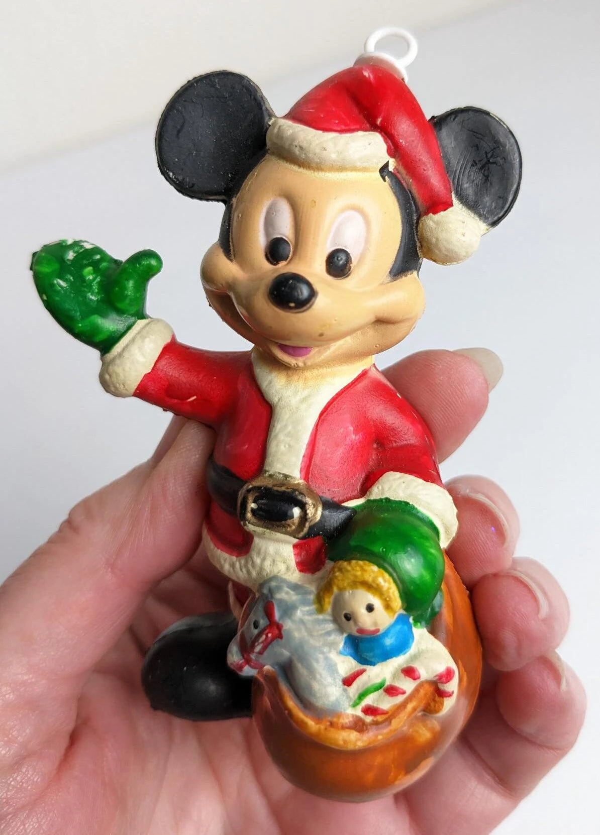 Vintage Mickey Mouse Christmas Ornament