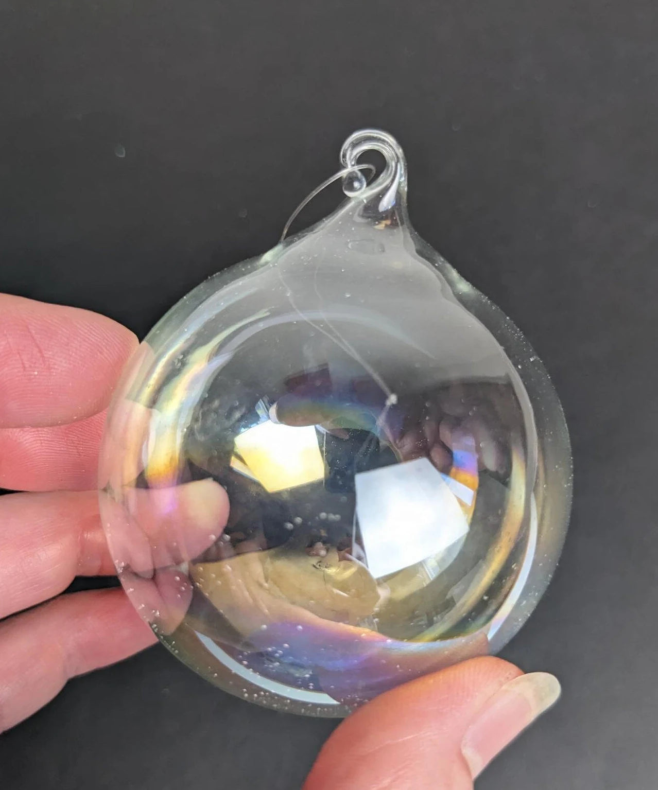 Vintage Iridescent Christmas Ornaments