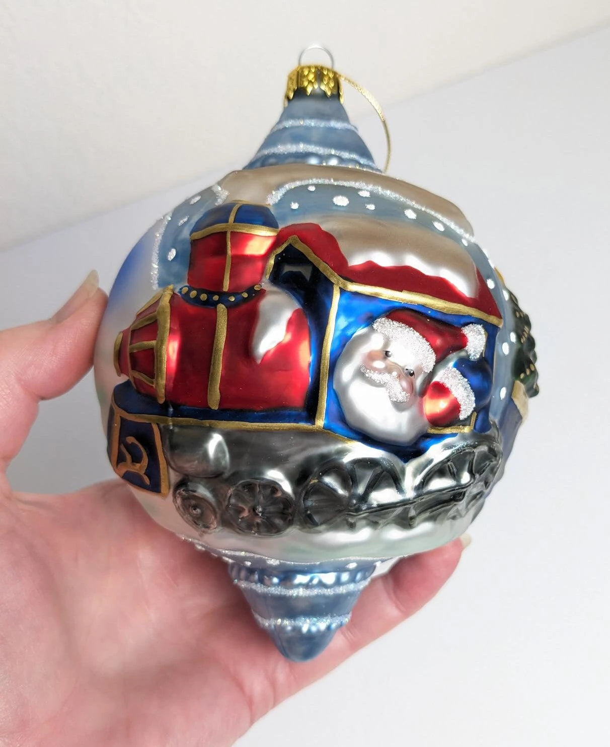 Holiday Wonderland Christmas Krebs Ornament with Stand