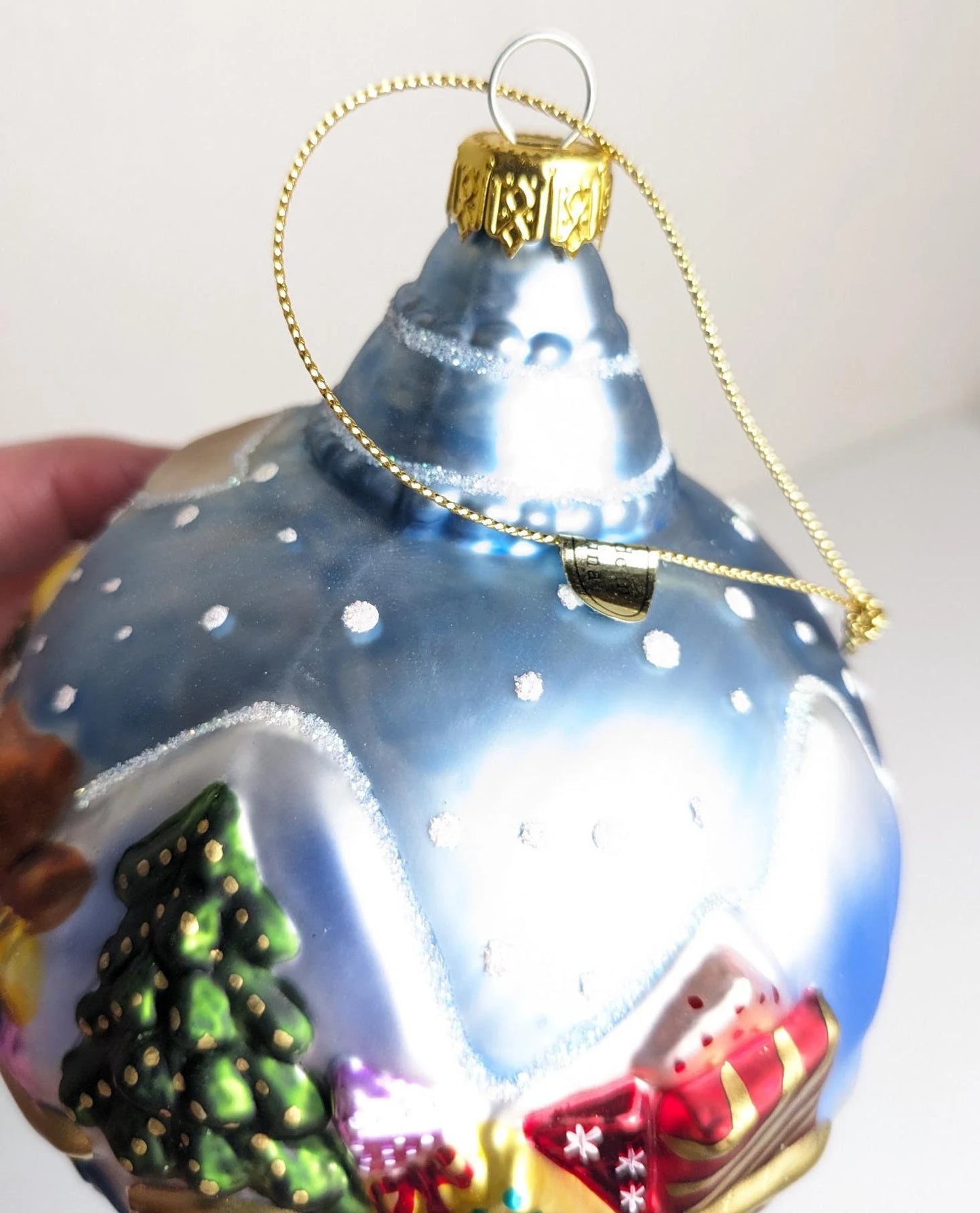 Holiday Wonderland Christmas Krebs Ornament with Stand