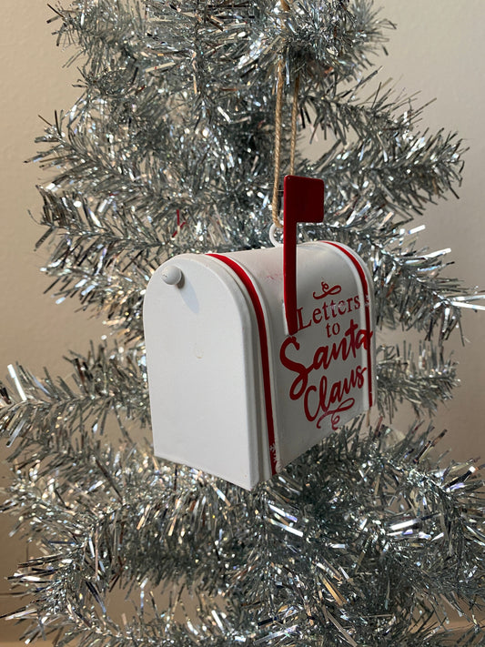 Letters to Santa Claus Mailbox Christmas Ornament